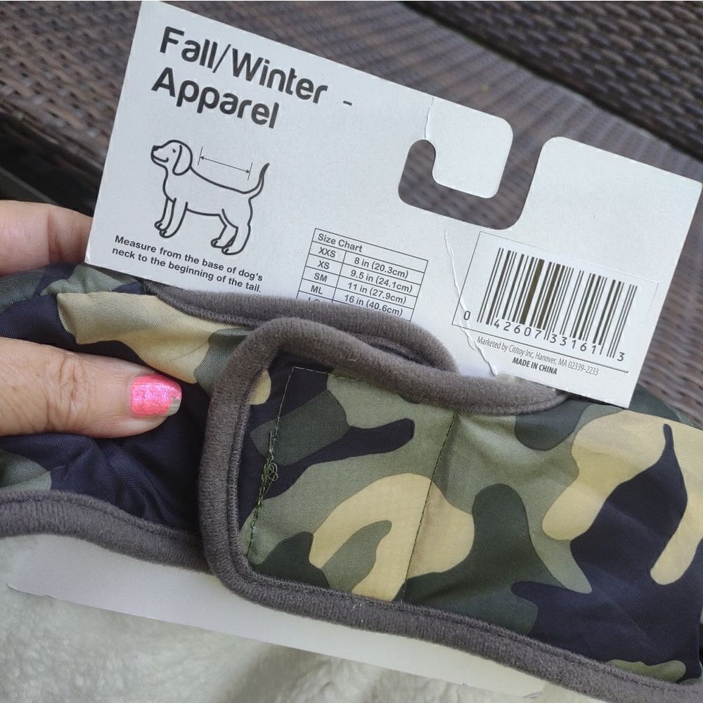 Camo Large Dog Soft Jacket - Picture 3 of 3